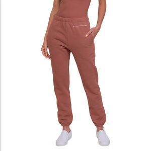 Morgan Stewart Sport Terra Cotta Joggers